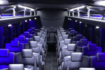 Gainesville Charter Bus Interior
