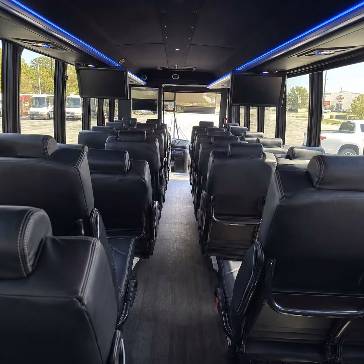 28 passenger minibus inside