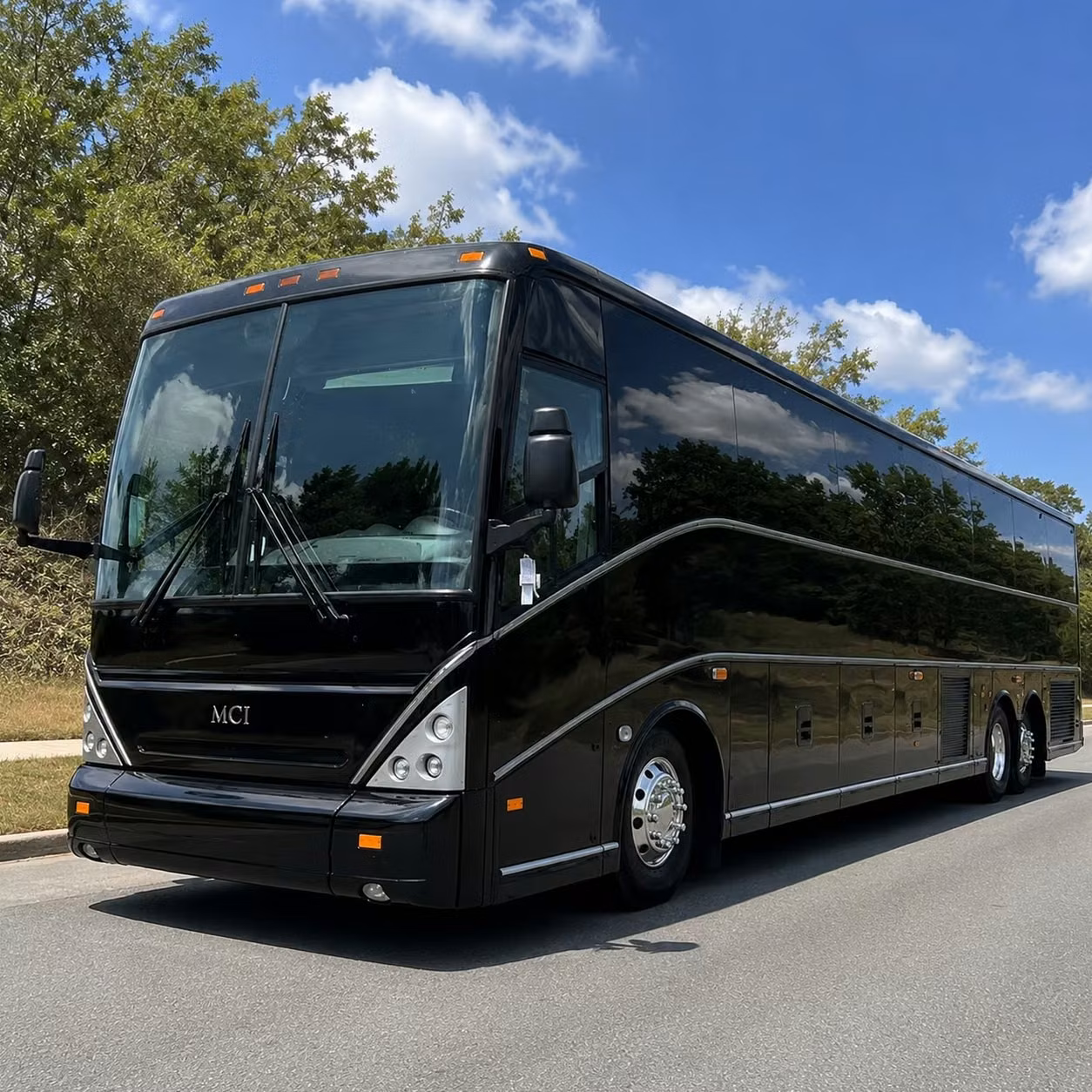 gainesville charter bus rental exterior