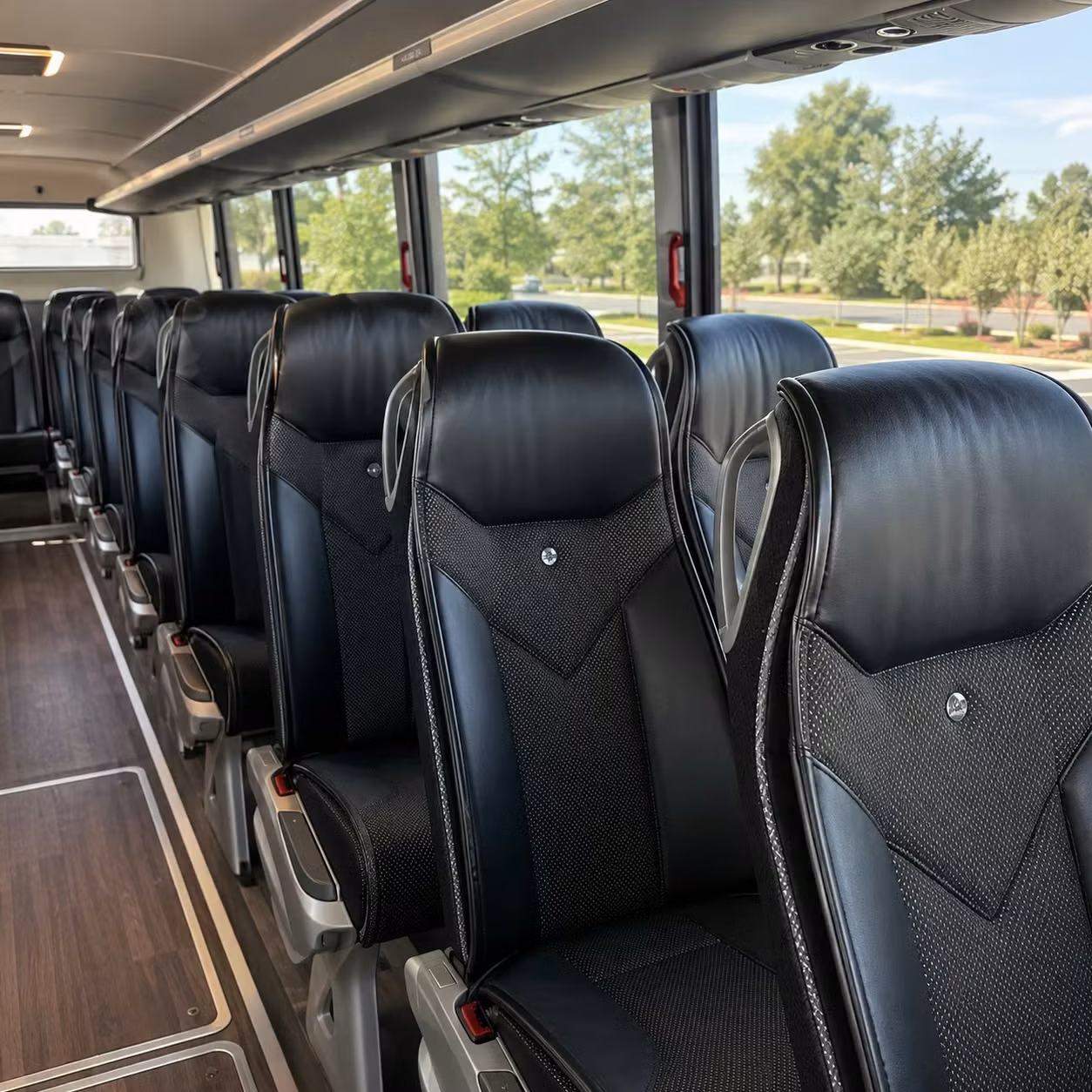 gainesville charter bus rental inside